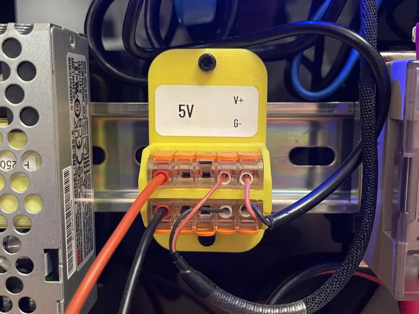 Giá đỡ Wago 221-415 cho thanh DIN lắp dọc - Image 1