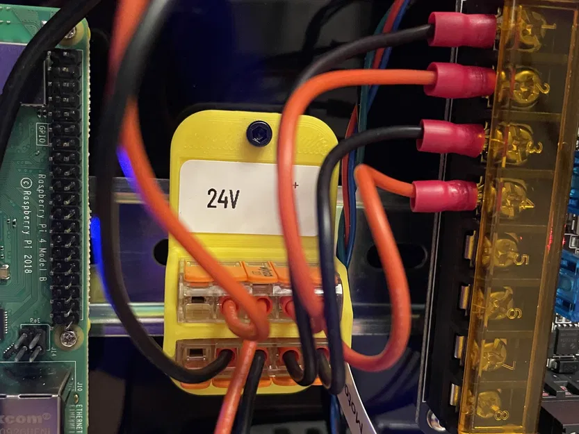 Giá đỡ Wago 221-415 cho thanh DIN lắp dọc - Image 4