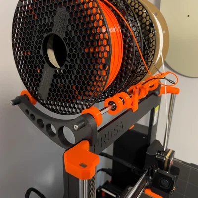 Giá đỡ cuộn 3 cuộn cho máy in 3D Prusa MK4