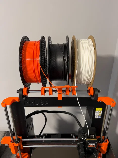 Giá đỡ cuộn 3 cuộn cho máy in 3D Prusa MK4 - Image 2