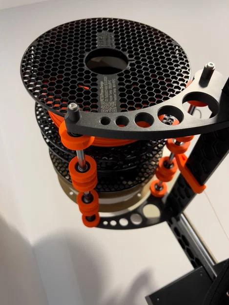 Giá đỡ cuộn 3 cuộn cho máy in 3D Prusa MK4 - Image 5