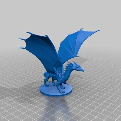 Rồng Đêm in 3D với hỗ trợ