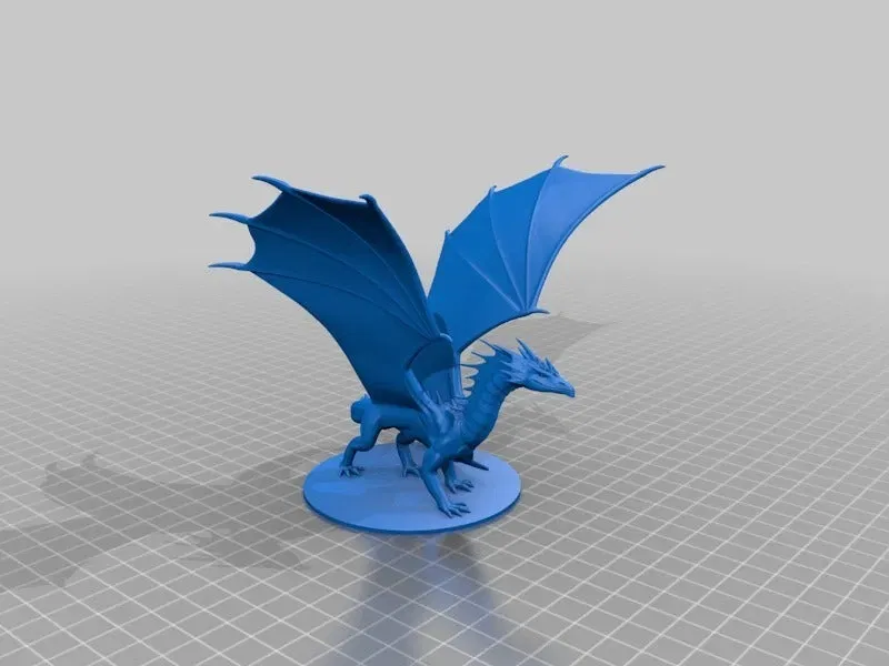 Rồng Đêm in 3D với hỗ trợ - Image 4