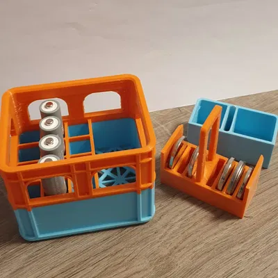 Hộp đựng pin cho 16 pin AAA và 7 pin CR2032