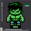 Mô hình Hulk đứng trên đế tùy chỉnh 260mm - Thumbnail 2