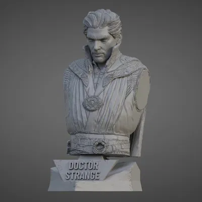 Mô hình tượng Doctor Strange chi tiết không cần hỗ trợ 3D