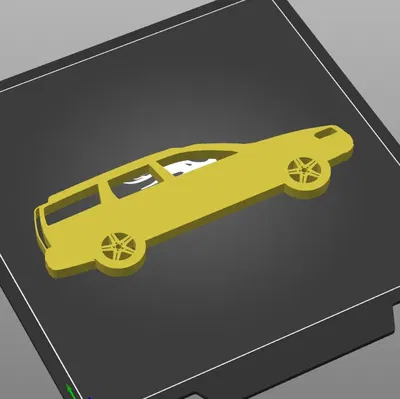 Mô hình Volvo XC70 treo tường độc đáo