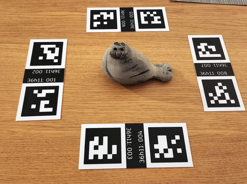 Thẻ AprilTag 36h11 làm dấu hiệu tỷ lệ cho photogrammetry - Image 1