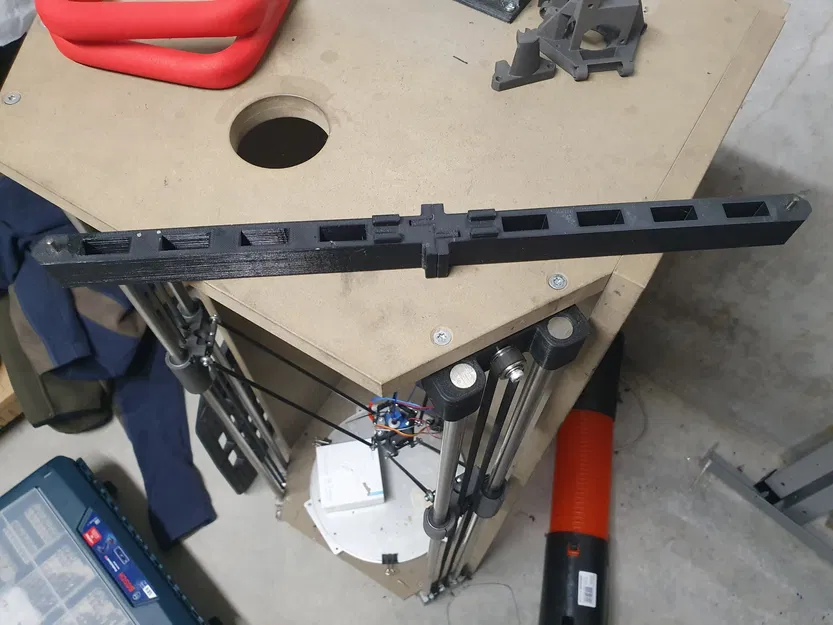 Giá đỡ lắp ráp tay delta 320mm từ thanh sợi carbon - Image 2