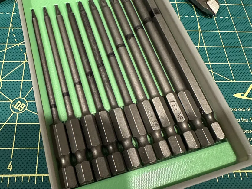 Giá đỡ bộ mũi vít Torx 11 món Temu (Chèn Gridfinity) - Image 2