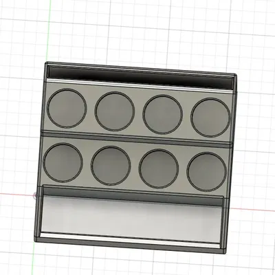 Giá đỡ màu Revell với ngăn chứa và chỗ để cọ rộng