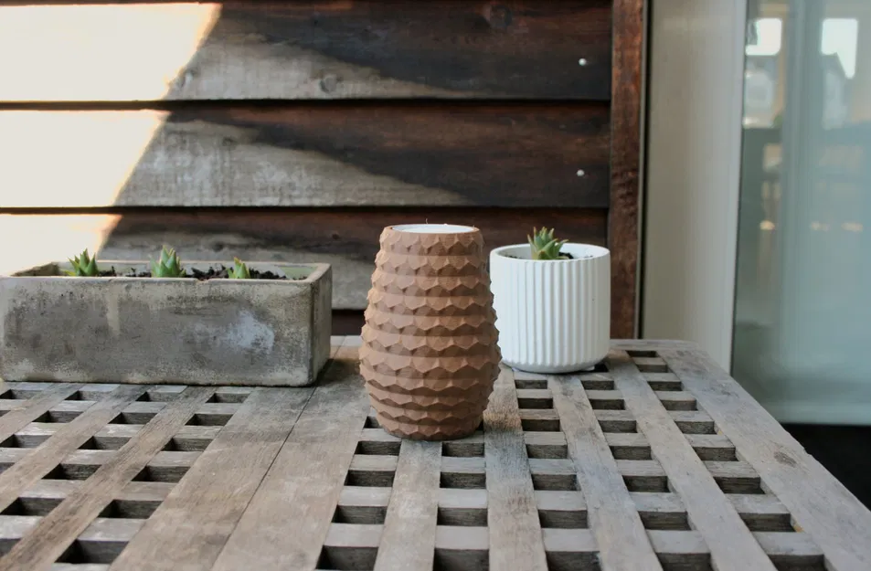 Giá đỡ nến hình chóp thông độc đáo - Image 2