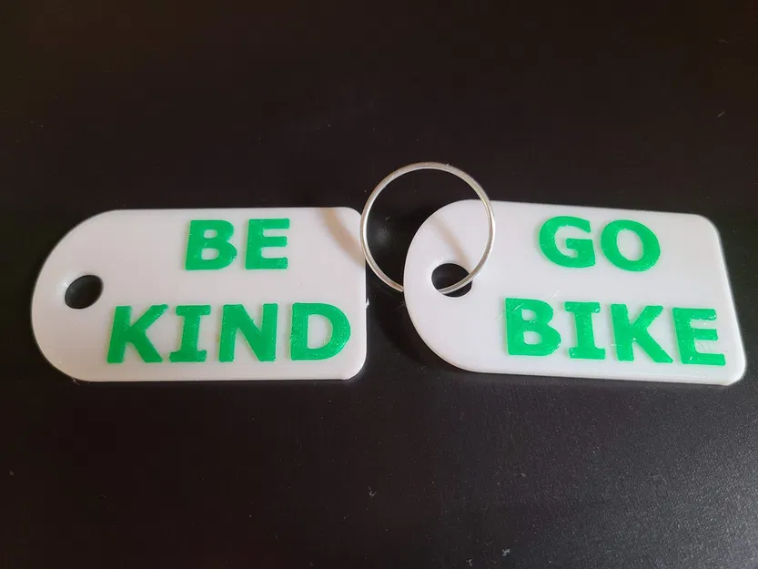 Thẻ chìa khóa nhắc nhở lòng tốt và đi xe đạp - Image 3