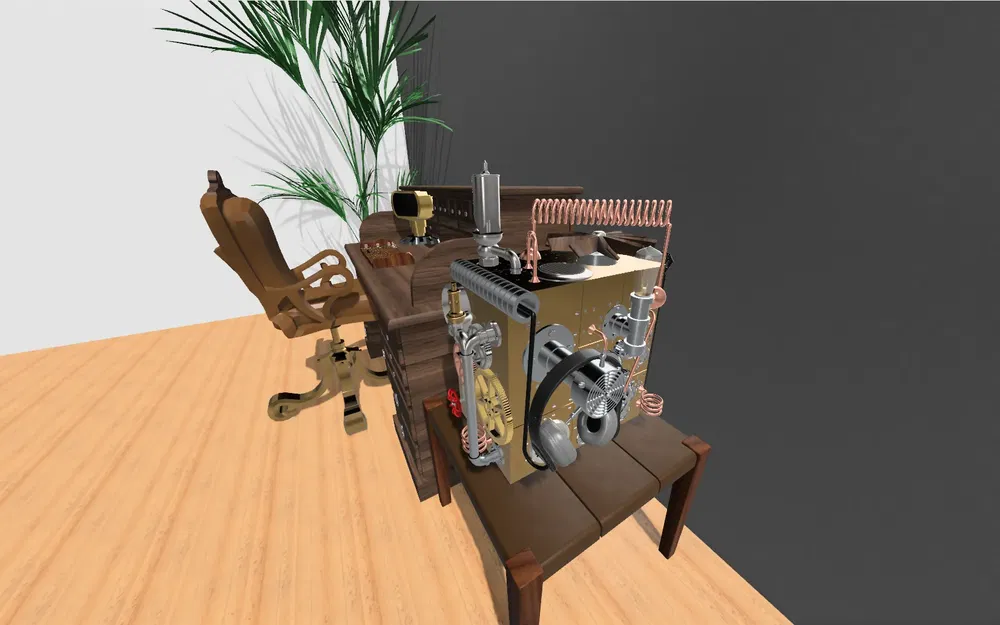 Phụ kiện thùng máy PC Qube 500 phong cách Steampunk - Image 2