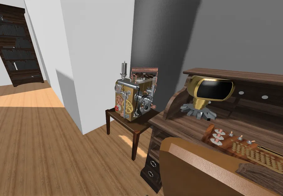 Phụ kiện thùng máy PC Qube 500 phong cách Steampunk - Image 4