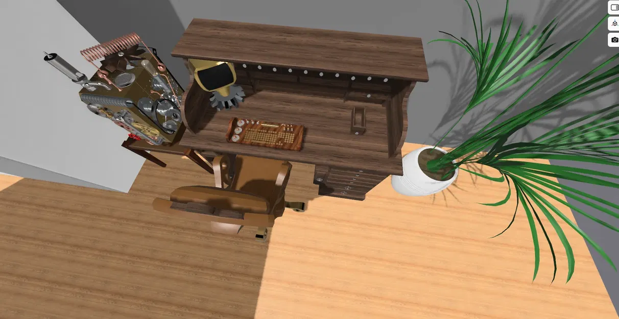 Phụ kiện thùng máy PC Qube 500 phong cách Steampunk - Image 5