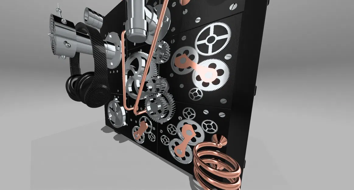 Phụ kiện thùng máy PC Qube 500 phong cách Steampunk - Image 9