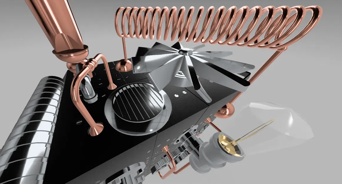 Phụ kiện thùng máy PC Qube 500 phong cách Steampunk - Image 10