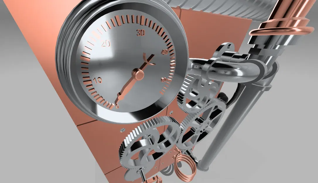 Phụ kiện thùng máy PC Qube 500 phong cách Steampunk - Image 16