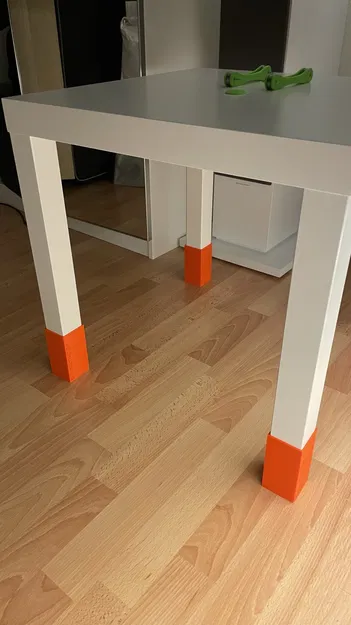 Mở rộng chân bàn Ikea Lack 90mm với giá đỡ vít - Image 3