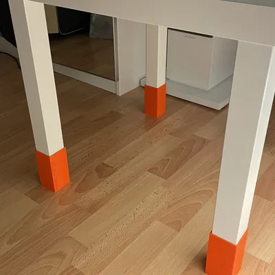 Mở rộng chân bàn Ikea Lack 90mm với giá đỡ vít