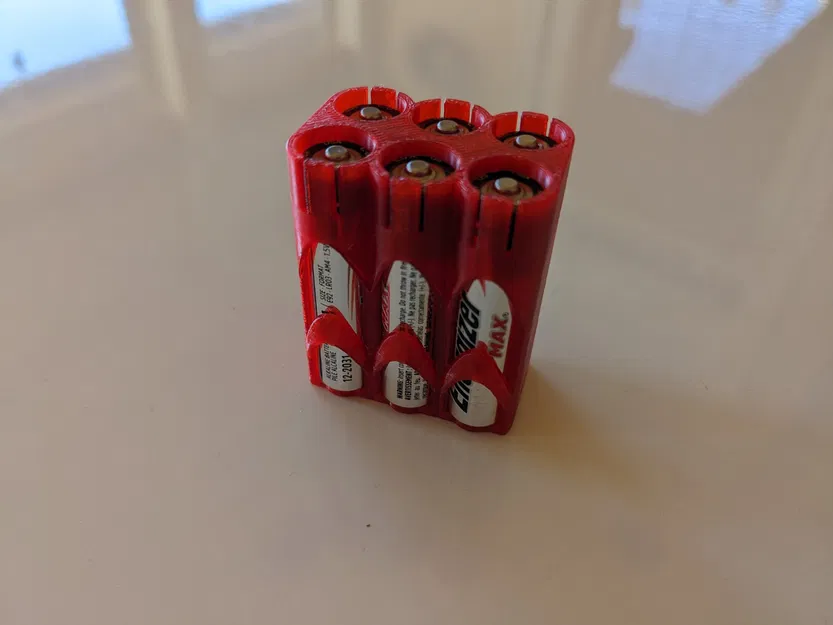 Giá đỡ pin AA/AAA nhỏ gọn với cơ chế trượt dễ dàng - Image 1