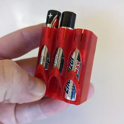 Giá đỡ pin AA/AAA nhỏ gọn với cơ chế trượt dễ dàng