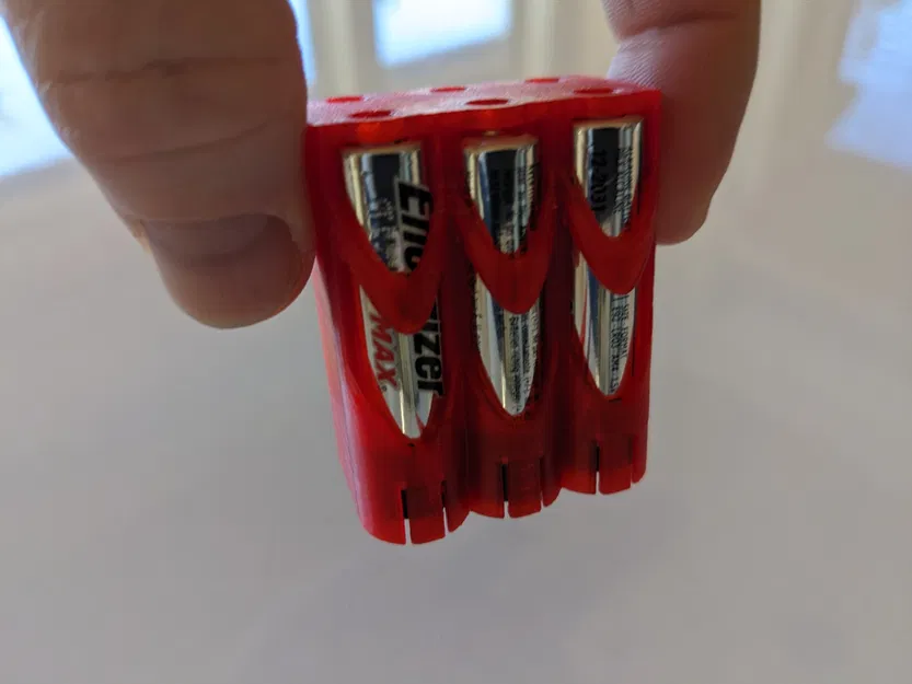 Giá đỡ pin AA/AAA nhỏ gọn với cơ chế trượt dễ dàng - Image 3