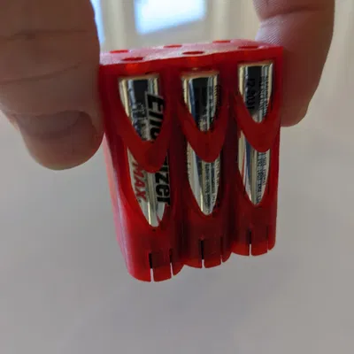 Giá đỡ pin AA/AAA nhỏ gọn với cơ chế trượt dễ dàng