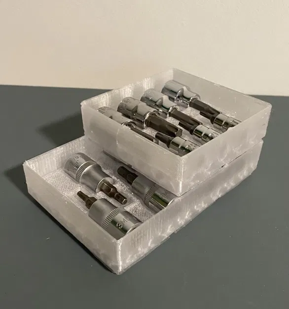 Bộ tổ chức hộp công cụ Gridfinity có thể xếp chồng - Image 1