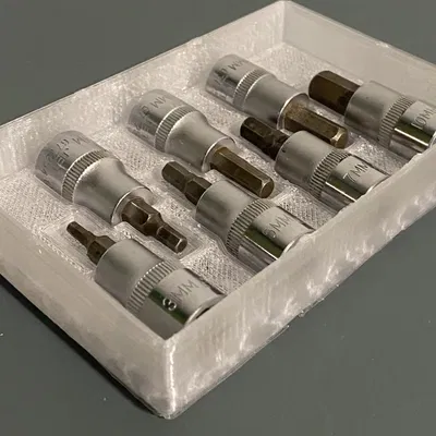 Bộ tổ chức hộp công cụ Gridfinity có thể xếp chồng