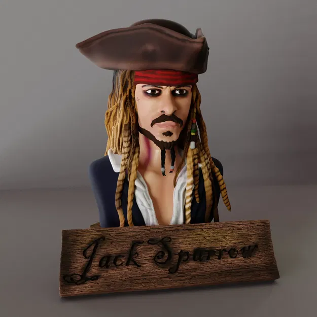 Bức tượng Jack Sparrow phong cách fanart - Image 1