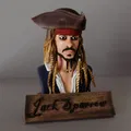 Bức tượng Jack Sparrow phong cách fanart - Thumbnail 1