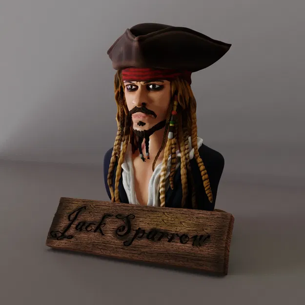 Bức tượng Jack Sparrow phong cách fanart - Image 6