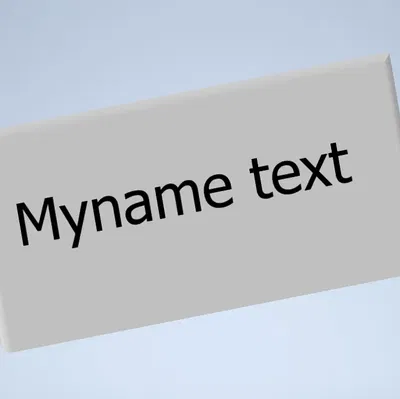 Biển tên văn phòng để bàn 3D