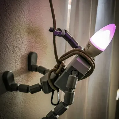 Đèn robot trang trí thông minh cho ổ cắm