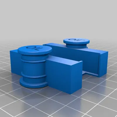 Giá đỡ thẻ chuyên nghiệp hình thùng dầu