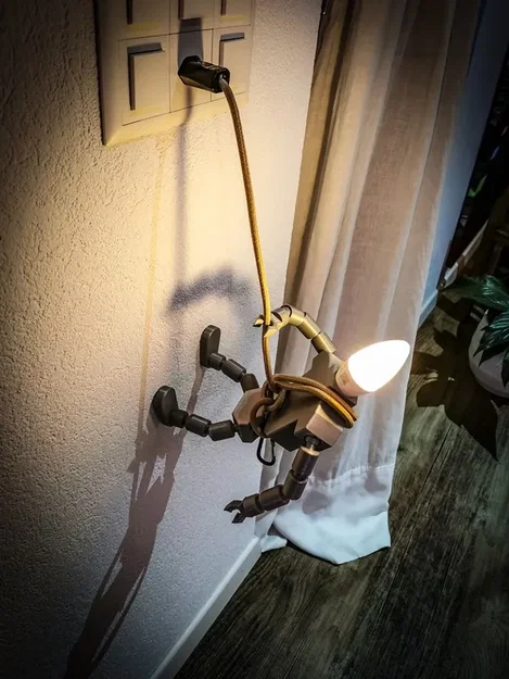 Đèn robot trang trí thông minh cho ổ cắm - Image 2