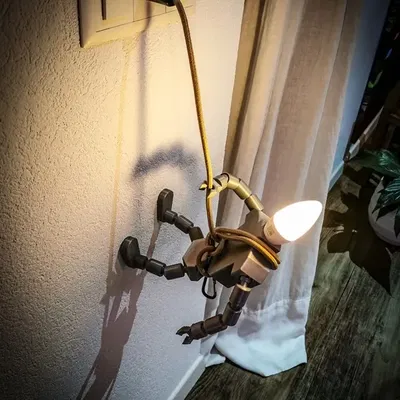 Đèn robot trang trí thông minh cho ổ cắm