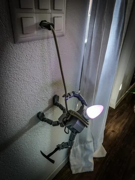 Đèn robot trang trí thông minh cho ổ cắm - Image 3