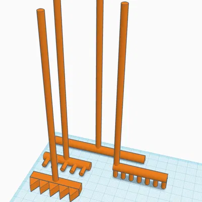 Công cụ cào cát trong vườn Zen dài 170mm