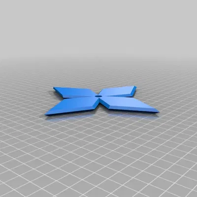Shuriken in 3D cho máy in Creality Ender 3 Pro