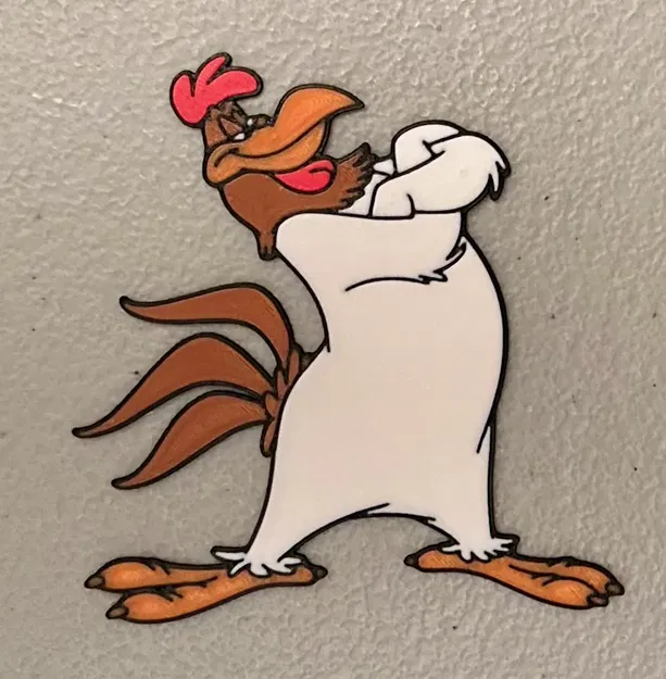 Nam châm Foghorn Leghorn nhiều màu sắc 5 màu - Image 1