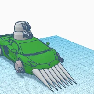 Siêu xe Lamborghini với thiết kế sắc nét và mạnh mẽ