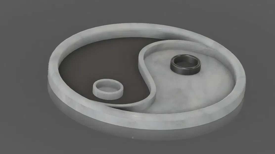 Vườn thiền phong cách Ying Yang đẹp mắt với cát - Image 2