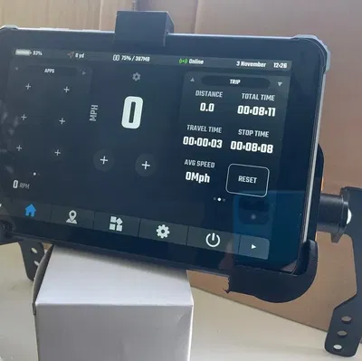 Giá đỡ xe máy cho máy tính bảng Oukitel RT3 trên thanh 22mm