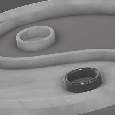 Vườn thiền phong cách Ying Yang đẹp mắt với cát