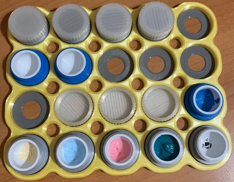 Giá đỡ hộp giữ màu và hỗn hợp không bị khô - Image 1