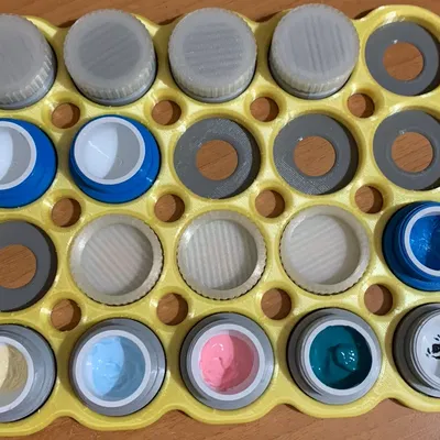 Giá đỡ hộp giữ màu và hỗn hợp không bị khô