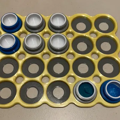 Giá đỡ hộp giữ màu và hỗn hợp không bị khô